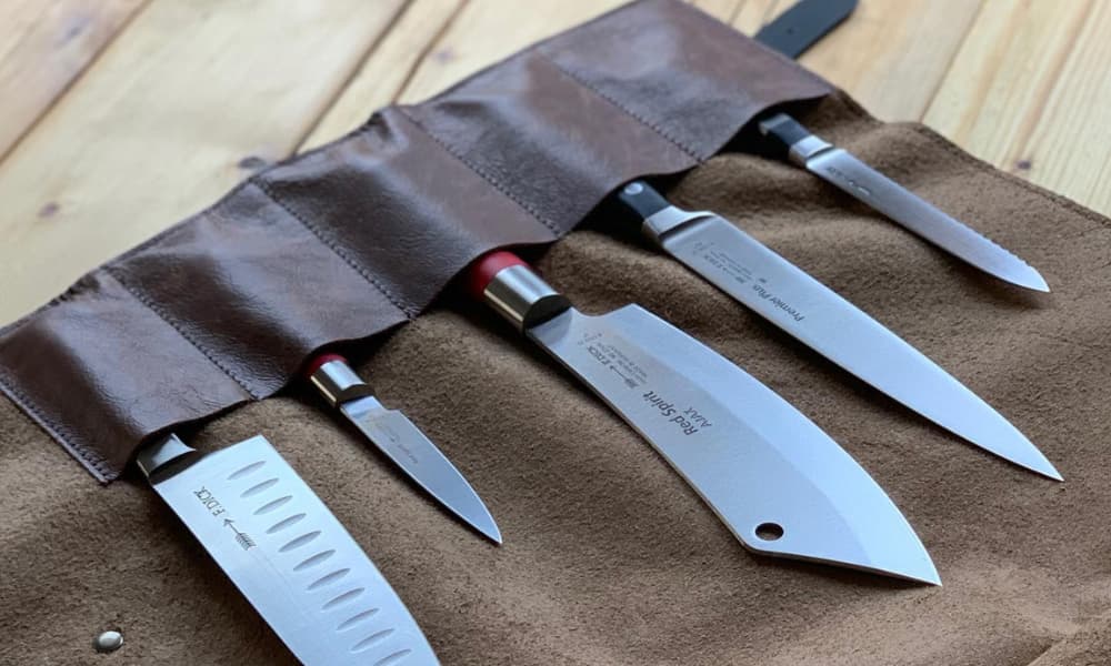 Accessori da cucina Mannaia coltello Con Manico In Plastica nero Linea Famiglia 